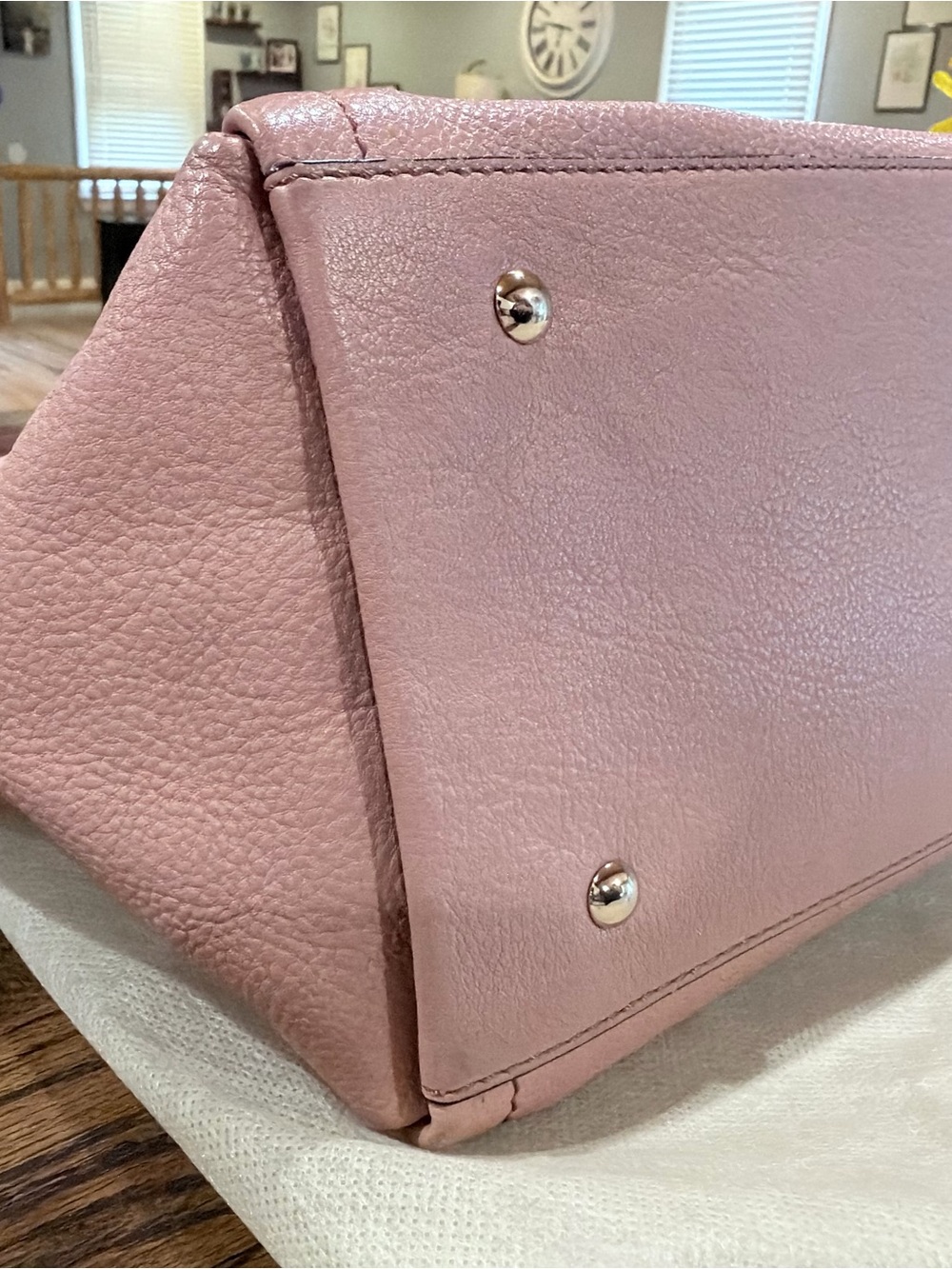 MCM Pink Leather Tote Bag - Picture 7 of 11